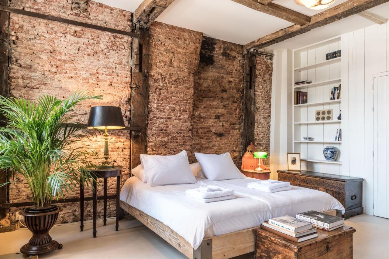 Classy Room 17Th C Canalhouse Ámsterdam Exterior foto